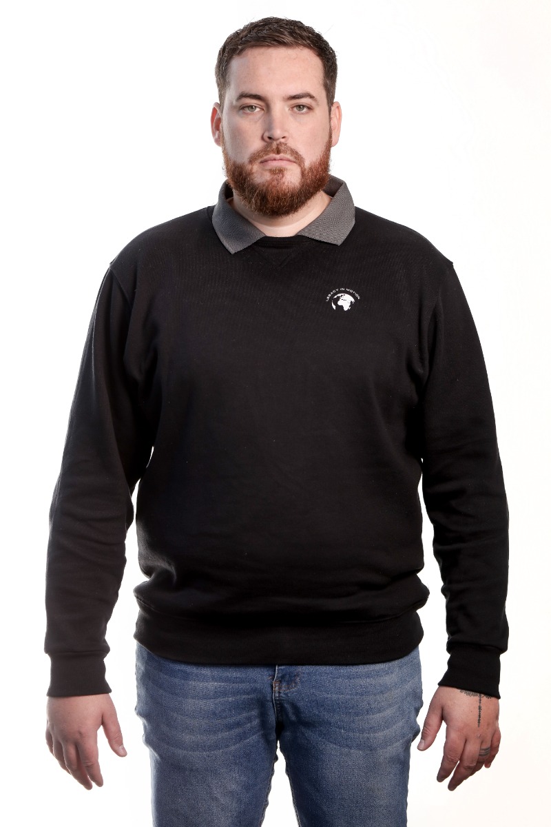 Crew Sweater Legacy In Motion Black