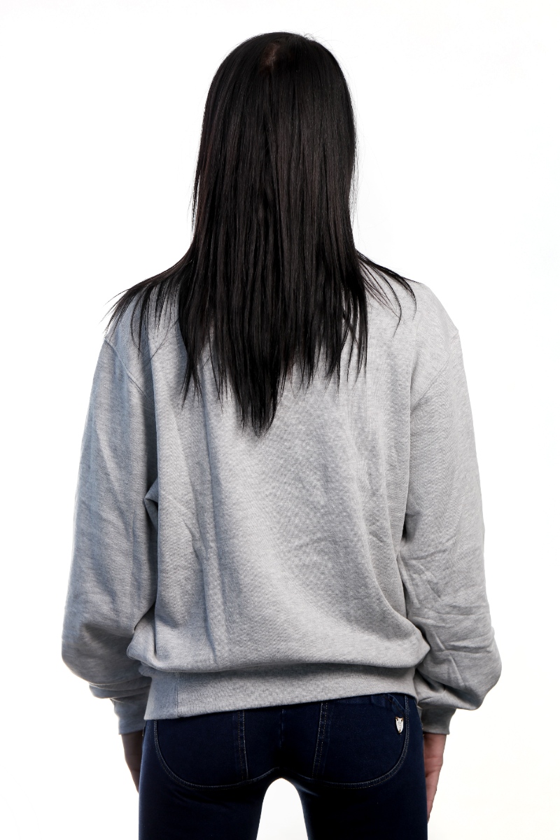Crew Sweater Minimalist Light Grey Melange 3